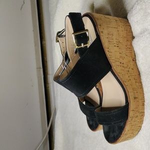 Steve Madden woman size 7.5 4-in cork wedge sandals